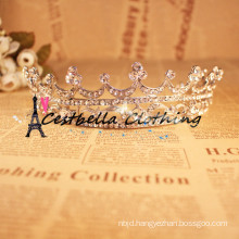 Luxurious Crystal Gold Tiara Crown Wedding Hair Accessories Bridal Hair Jewelry